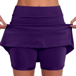 aihihe Pleated Golf Skirts for Women Plus Size Skorts for Women with Pockets Dressy Skorts for Women with Pockets Plus Size