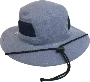 Broner Cotton Outdoor Sun Hat with Side Mesh Panels and Floatable Brim
