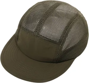 CLAPE Mesh Flat Brim Ball Cap Trucker 5-Panel Hat Quick Dry Baseball Cap Sports Running Hat Snapback Workout Dad Hats