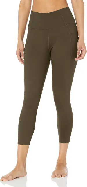 Core 10 Women's All Day Comfort High-Waist Side-Pocket Capri Yoga Legging