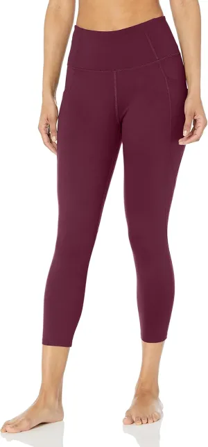Core 10 Women's All Day Comfort High-Waist Side-Pocket Capri Yoga Legging