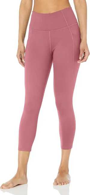 Core 10 Women's All Day Comfort High-Waist Side-Pocket Capri Yoga Legging