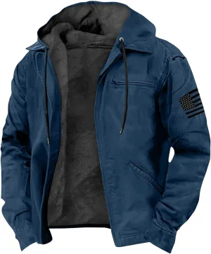 Hoodies For Men Long Sleeve Tactical Coat: Hoodie Workout Coats Trendy Pullover Plus Size Cargo Sweatshirt Sweater