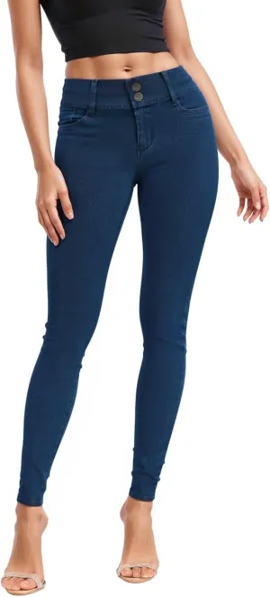 Hybrid & Company Women's Butt Lift V2 Super Comfy Stretch Denim Skinny Jeans