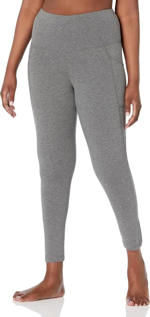 Jockey Women's Cotton Stretch Basic 7/8 Legging with Side Pocket