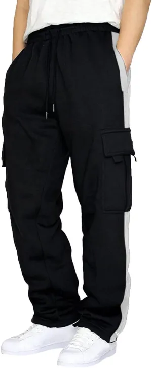 LCMTWX Cargo Pants for Men Casual Jogging Sports Elastic with Pockets Men's Men's Pants Drawstring Joggers