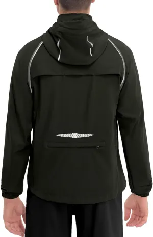 Little Donkey Andy Men's Quick-dry Running Jacket, Convertible UPF 50  Cycling Jacket Windbreaker with Removable Sleeves