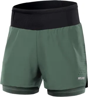 Lixada Mens Running Shorts Quick Dry Breathable Workout Shorts with Inside Phone Pocket/Zipper Side Pockets/Waist Pockets
