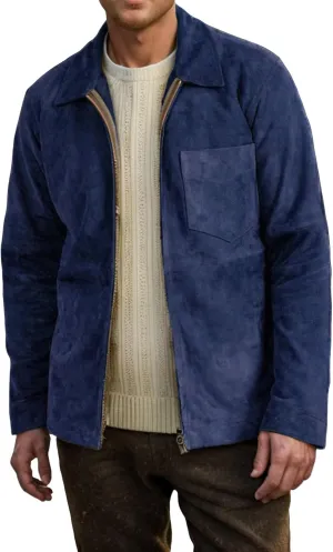Mens Fleece Slim Fit Jacket Lapel Collar Full Zip Up Windbreaker Outwear with Pocket for Outdoor Hiking and Travel