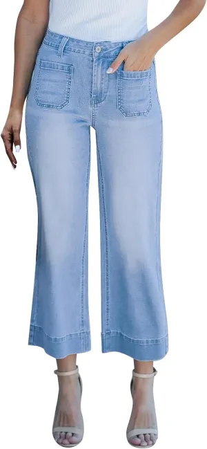 Women's Barrel Jeans Wide Leg Mid Rise Loose Y2k Baggy Boyfriend Jeans(Runs Small, Order Two Size Up