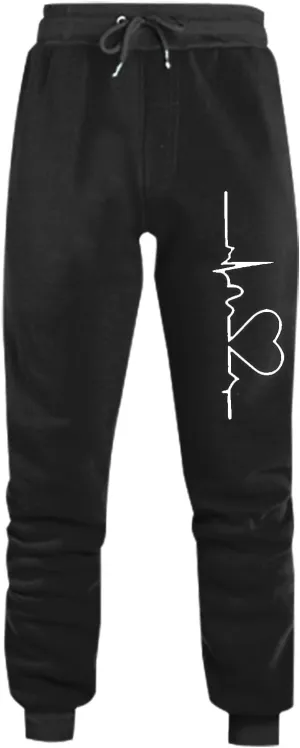 Womens Fleece Sweatpants 2023 Heart Print High Waisted Casual Soft Jogger Pants Cinch Bottom Athletic Lounge Pants