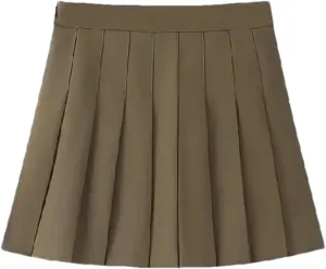 Women's High Waist Mini Skirt Shorts  Sexy Pleated Skirt for Ladies Shorts High Waisted Skorts
