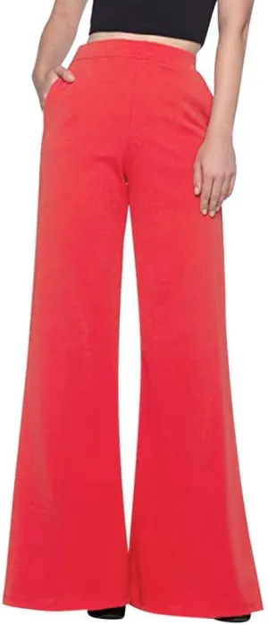 Womens Joggers Fashion Trousers Pants Long High Wide Loose Palazzo Solid Women's Waist Flowing Pants for Women