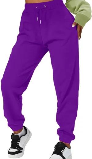 Y2K Trendy Lounge Trousers with Pockets High Waisted Yoga Pants with High Waist Sporty Gym Athletic Fit Jogger Pants